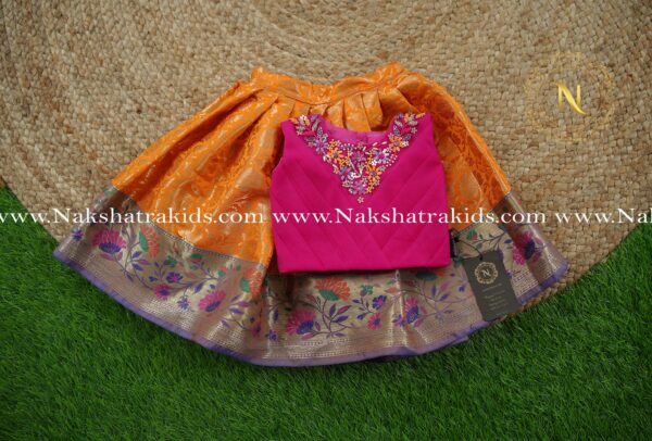 Celebrate Diwali with Diwali Skirt and Top for Baby Girl